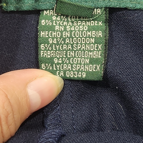 Ralph Lauren Womens High Rise Straight Leg Classic Equestrian Style Pants Navy 8 - Picture 10 of 10